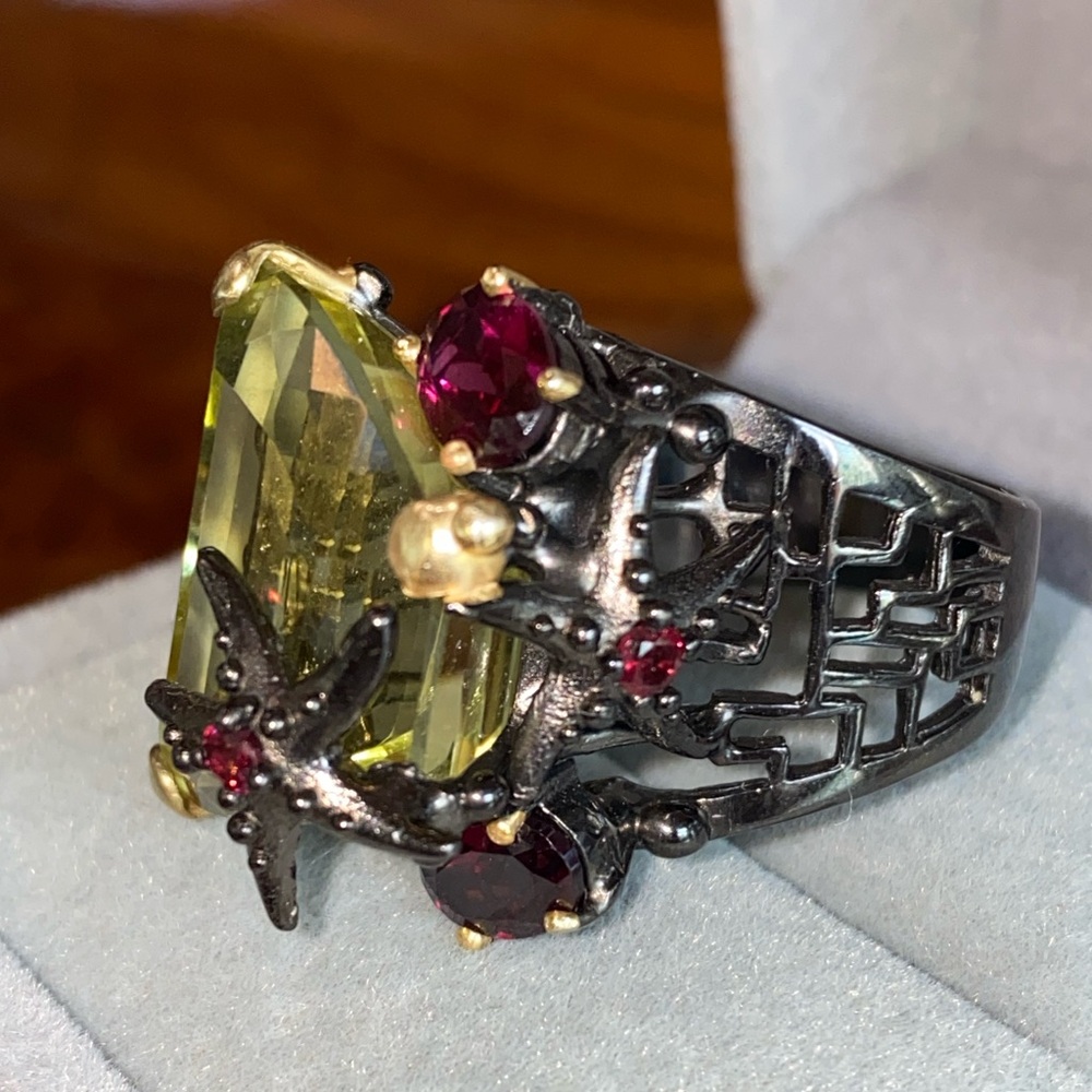 Unique Gemstone Ring - image 6